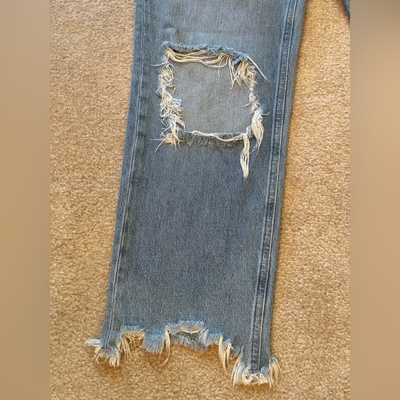 FREE PEOPLE Maggie Mid-Rise Straight-Leg Jeans Sz 28 - Picture 8 of 8